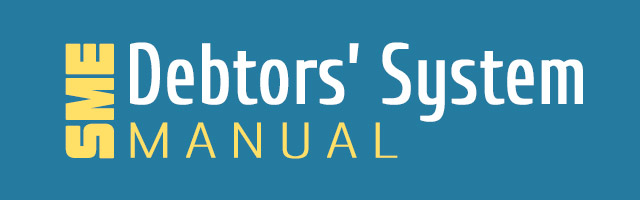 SME Debtors’ System Manual Package