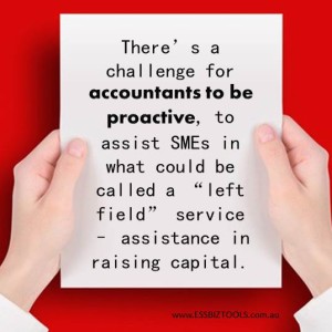 Accountants helping SME raise capital