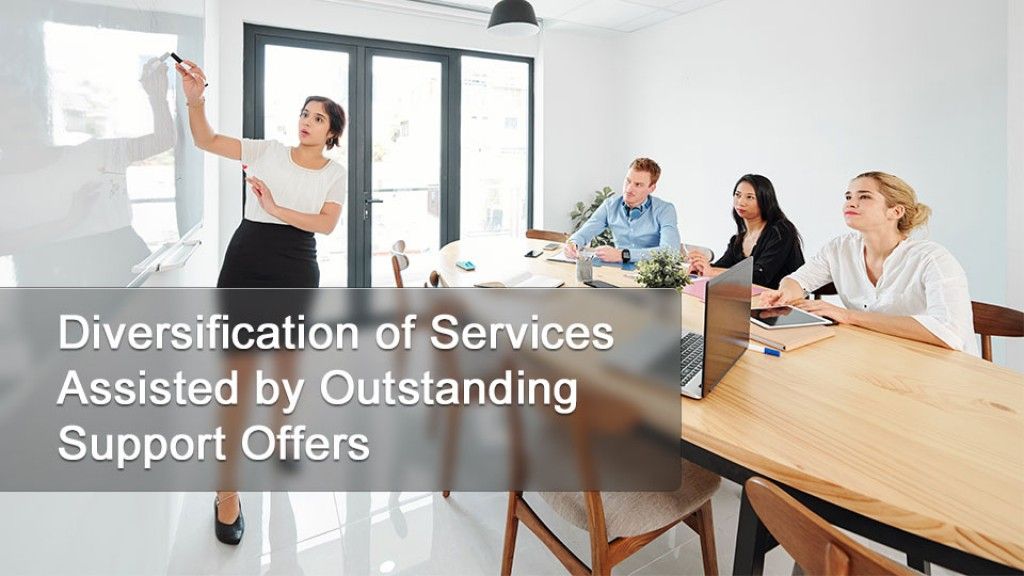 Diversification of Services Assisted by Outstanding Support Offers