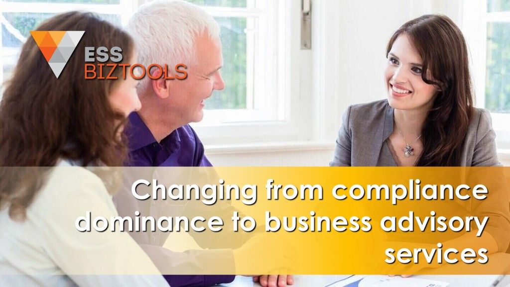 Changing from compliance dominance to business advisory services