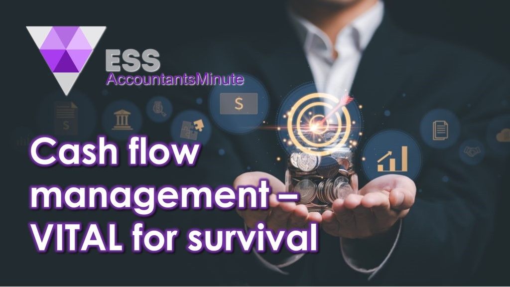 Cash flow management - VITAL for survival