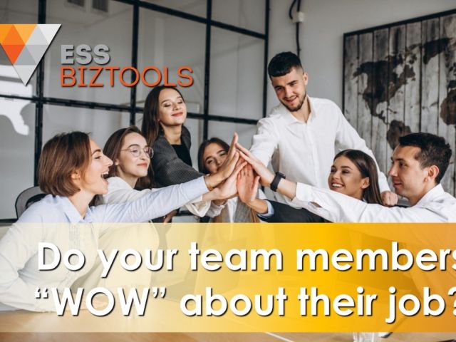 Do your team members "WOW" about their job?