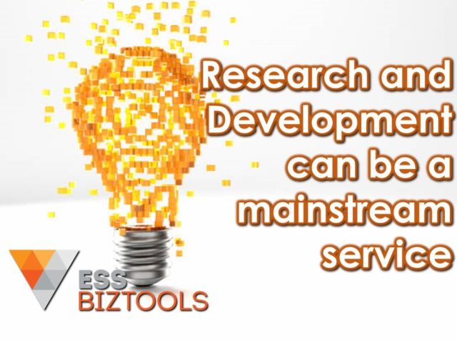 Research and Development can be a mainstream service
