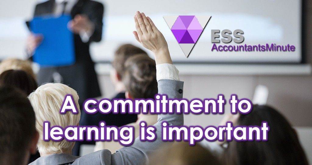 A commitment to learning is important
