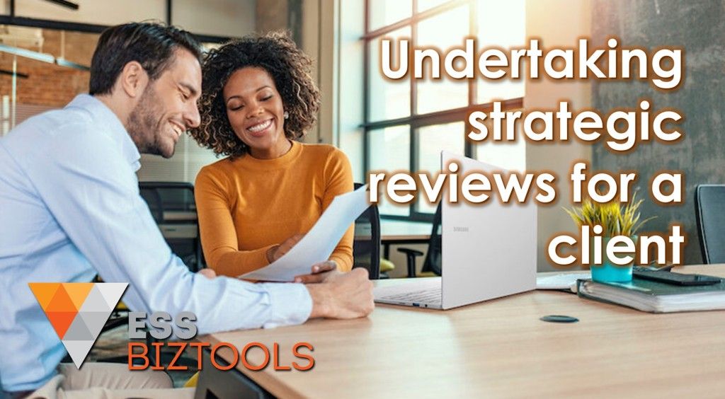 Undertaking strategic reviews for a client