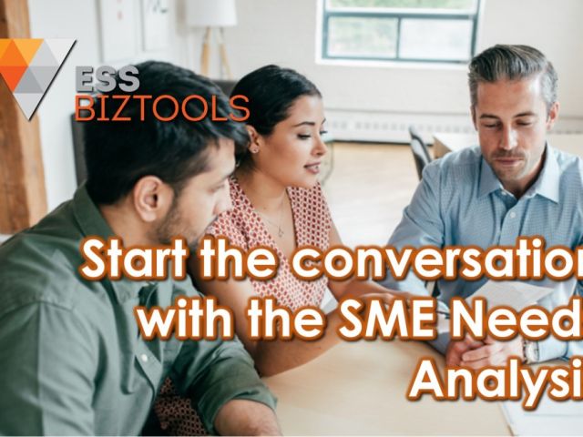 Start the conversation with the SME Needs Analysis