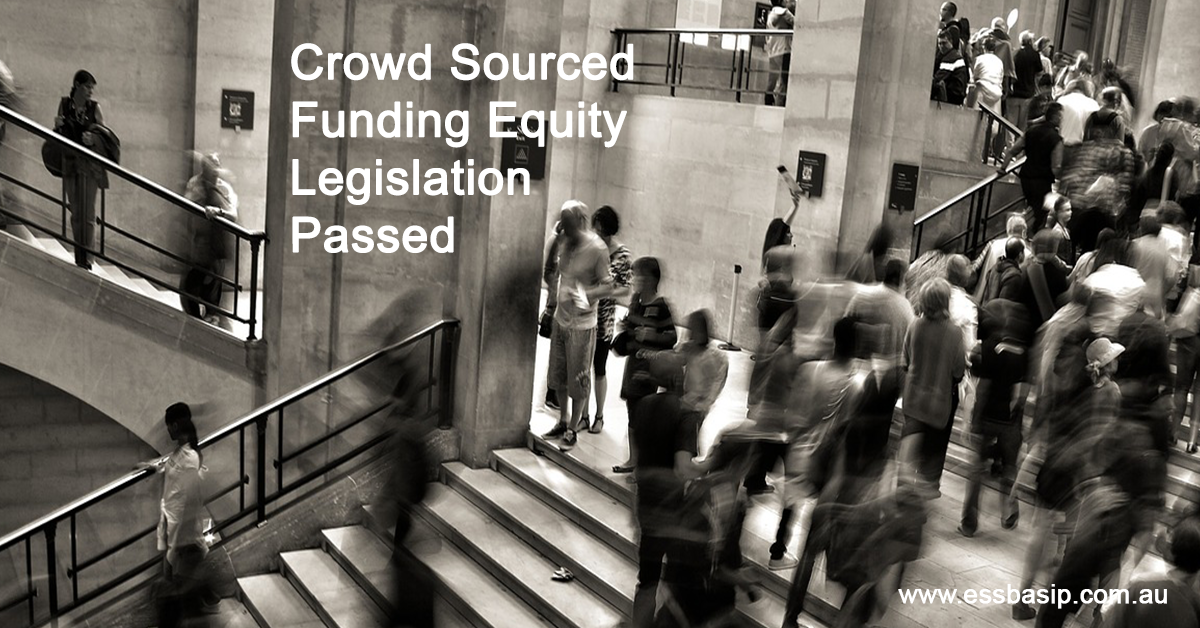 Crowd Sourced Funding Equity Legislation Passed