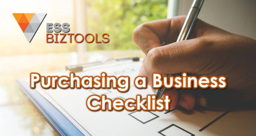 Purchasing a Business Checklist