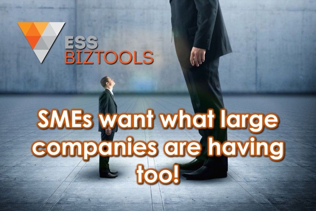 SMEs want what large companies are having too!