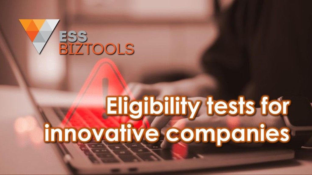 Eligibility tests for innovative companies