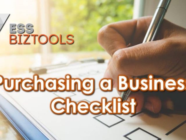 Purchasing a Business Checklist