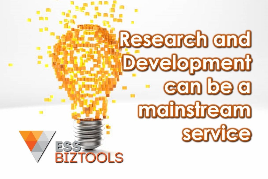 Research and Development can be a mainstream service