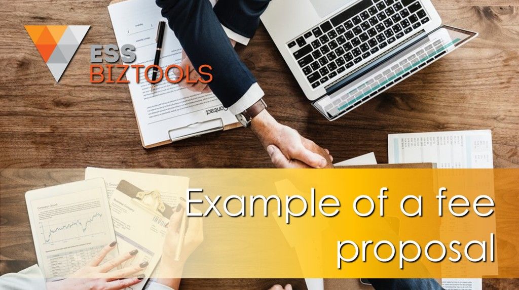 Example of a fee proposal