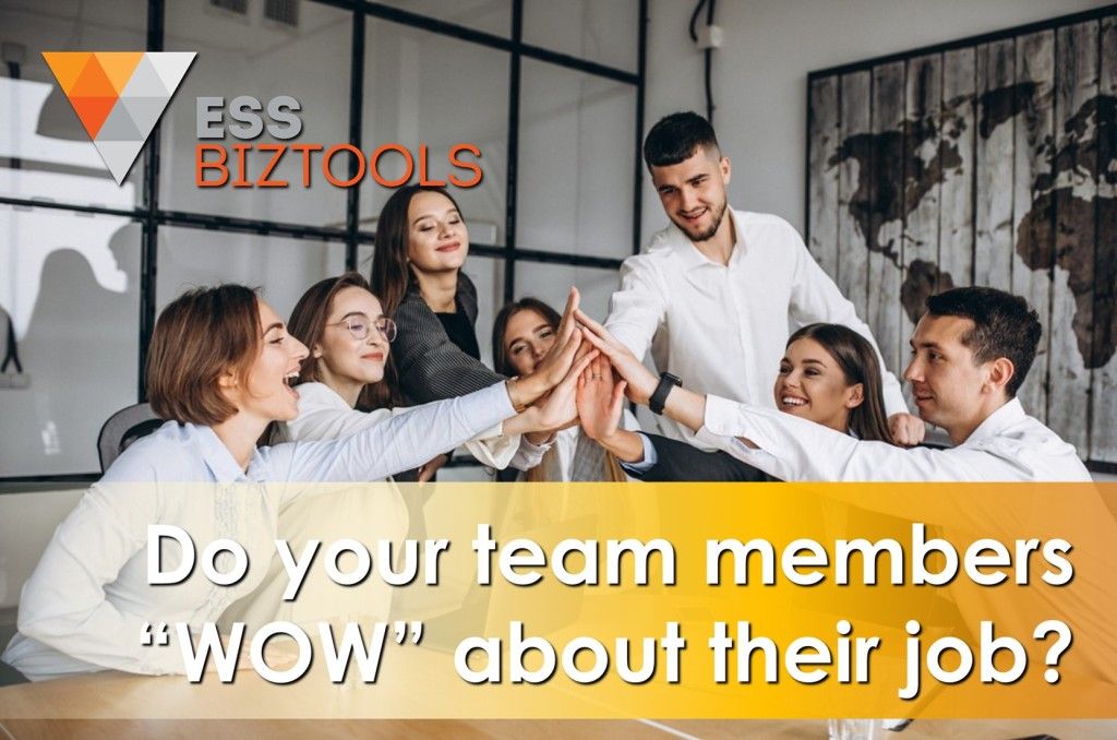 Do your team members "WOW" about their job?